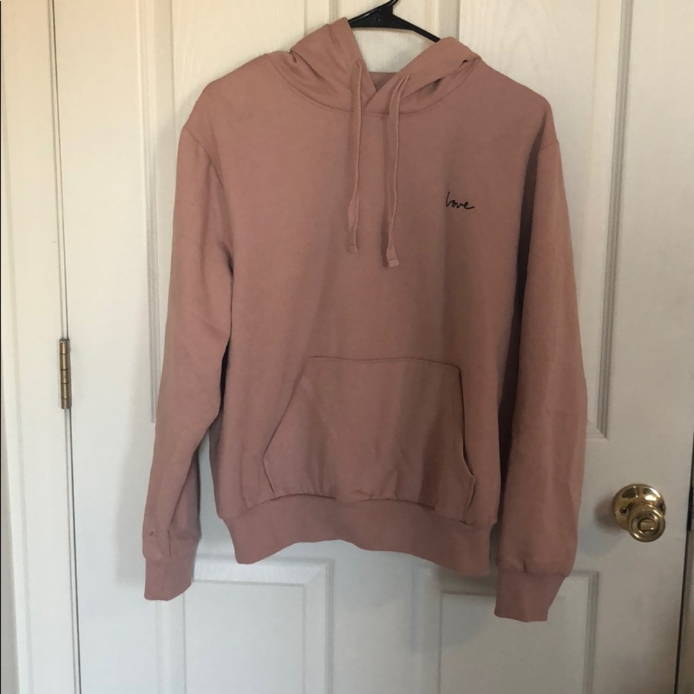 Light Pink Hoodie Size M
